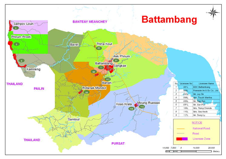 Battambang Geography
